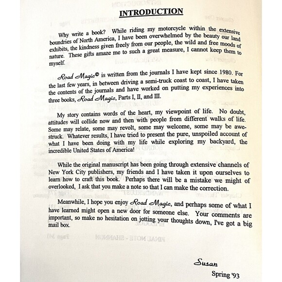 ROAD MAGIC Part One By Susan Foss 1993 First Printing Paperback - Picture 5 of 7